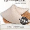 Gamamoon Hirsespelzkissen Viscose beige