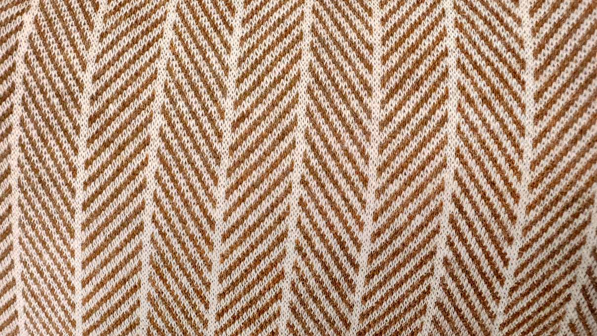 Gamamoon JAQUARD beige gestreift - Herbst Winter Kollektion 2025 - – Bild 2