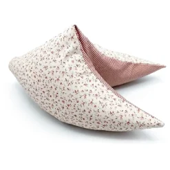 Bio-Hirsespelz Nottingham Streublümchen rose Hirsekissen Halbmond Westfalenstoffe Hirsespelz kaufen