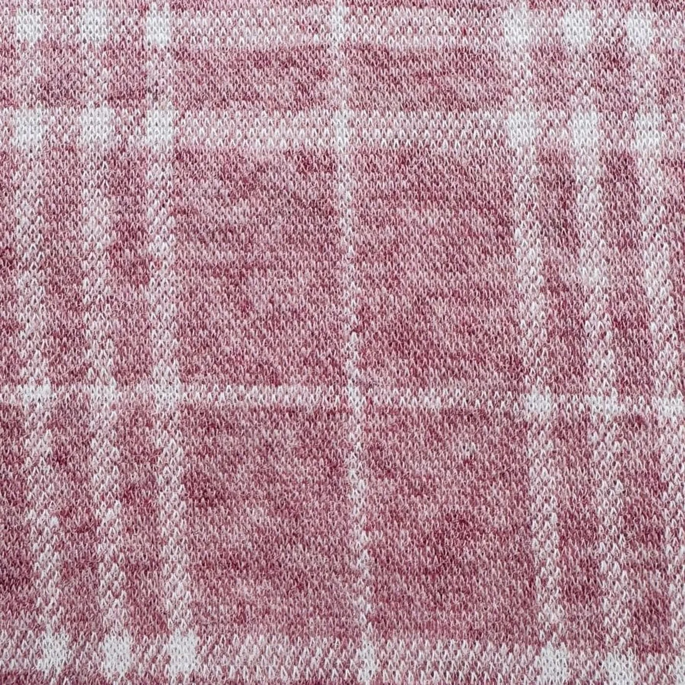 Frida Jacquard Kariert Rosé Flügel
