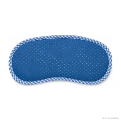 Schlafmaske Capri Pünktchen blau