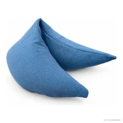 Ersatzbezug Emma Waffelpiqué Jersey Blau Halbmond