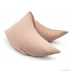 Anouk Waffelpiqué Jersey Beige Halbmond