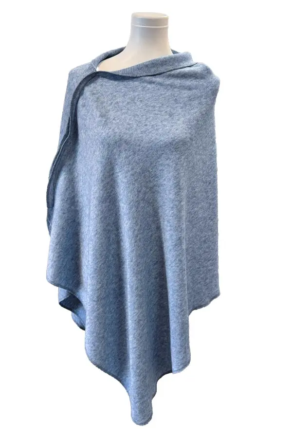 Lieblingsponcho Blau